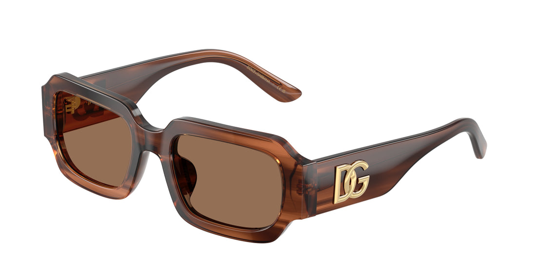 Occhiali da sole dolce & gabbana dx4011 348173 marron square infantil taglia 48mm - Vista principale