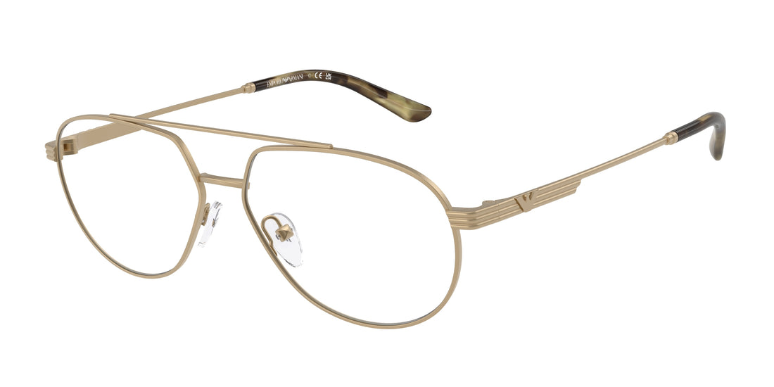 Brillen emporio armani ea1165 3002 oro pilot masculino maat 56mm - Hoofdaanzicht