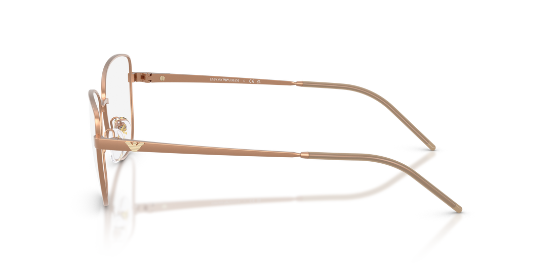 Brillen emporio armani ea1172 3400 marron irregular femenino maat 55mm - Detailaanzicht