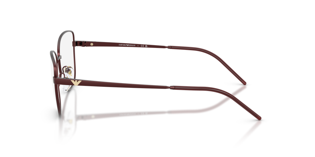 Brillen emporio armani ea1172 3401 rojo irregular femenino maat 55mm - Detailaanzicht