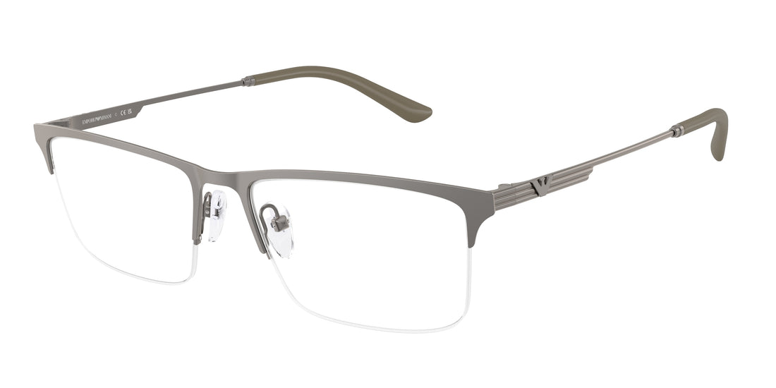 Brillen emporio armani ea1177 3425 gris rectangular masculino größe 55mm - Hauptansicht