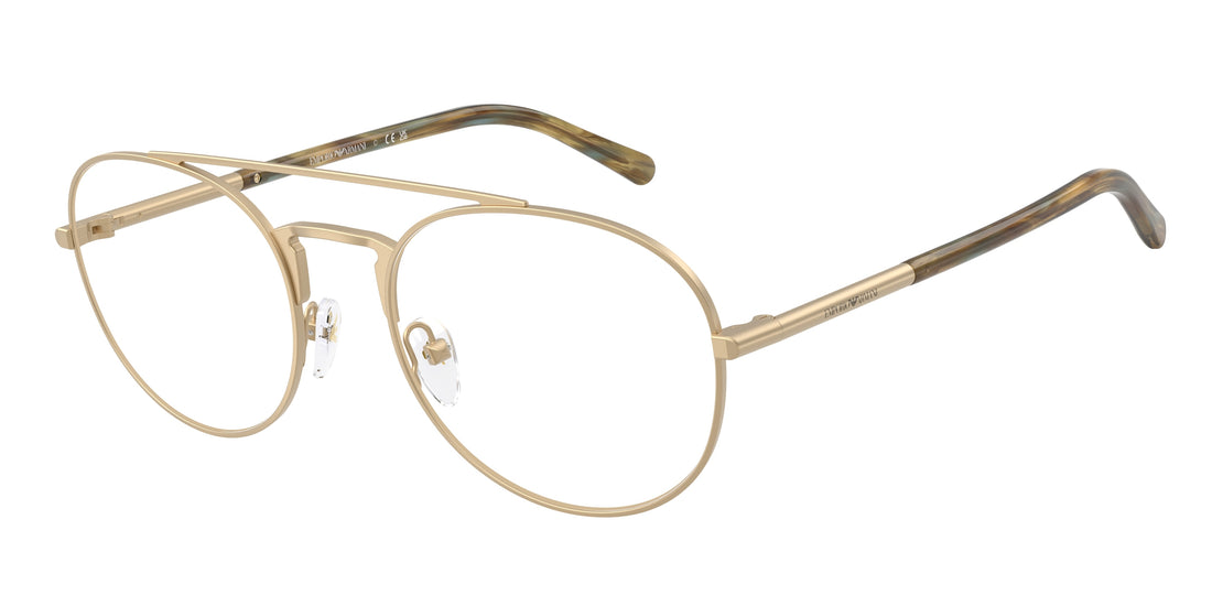Brillen emporio armani ea1178 3422 dorado pilot masculino größe 55mm - Hauptansicht