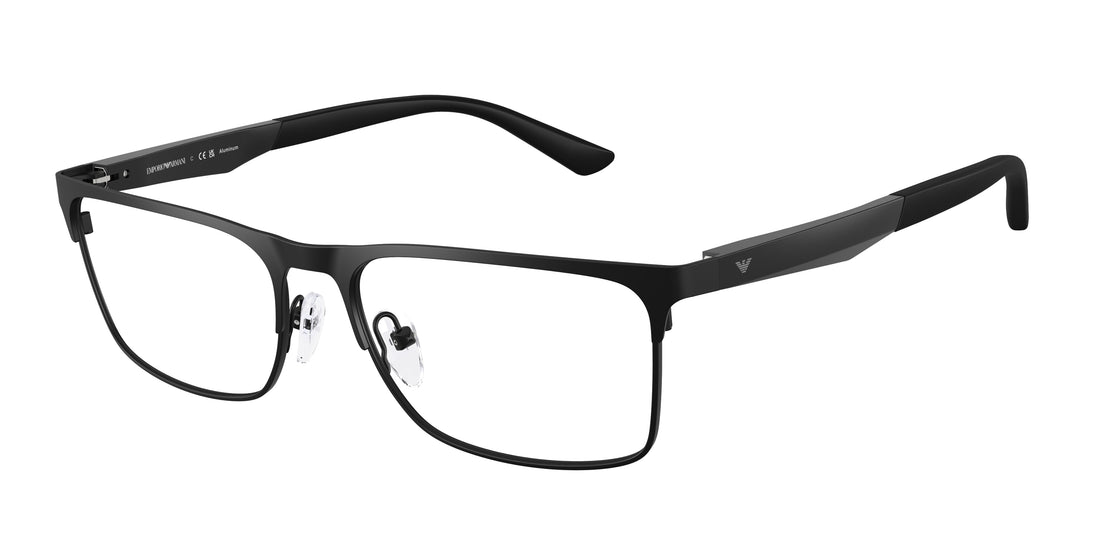Gafas graduadas emporio armani ea1183 3001 negro rectangular masculino talla 54mm - Vista principal