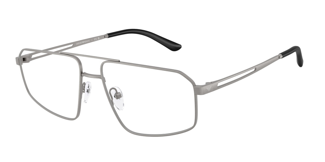Gafas graduadas emporio armani ea1184 3032 gris pilot masculino talla 56mm - Vista principal