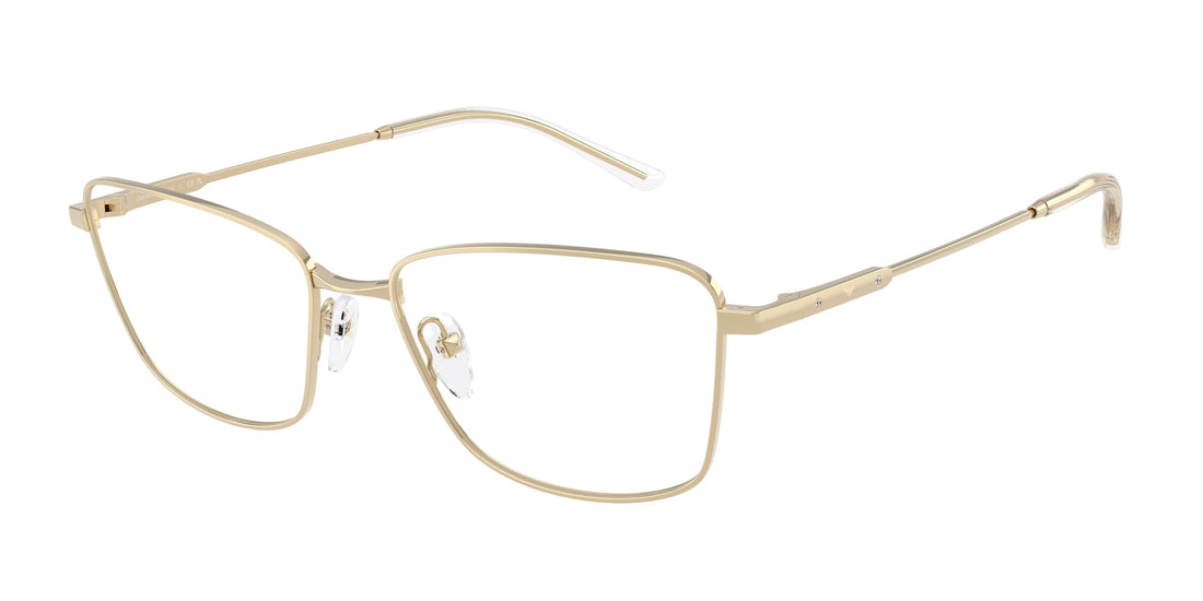 Gafas graduadas emporio armani ea1185b 3013 dorado irregular femenino talla 56mm - Vista principal