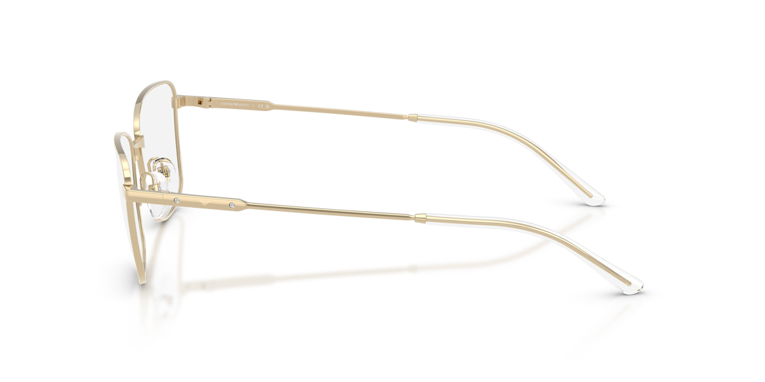 Gafas graduadas emporio armani ea1185b 3013 dorado irregular femenino talla 54mm - Vista de detalle