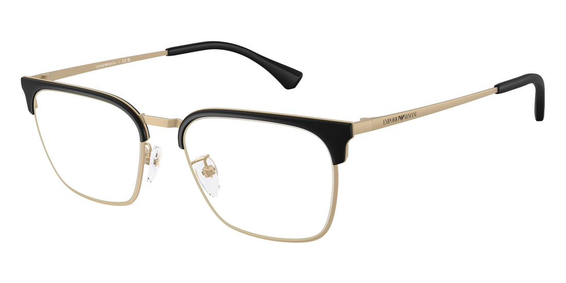Gafas graduadas emporio armani ea1186d 3002 dorado square masculino talla 55mm - Vista principal