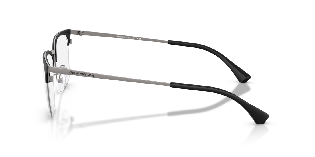 Gafas graduadas emporio armani ea1186d 3003 gris square masculino talla 55mm - Vista de detalle