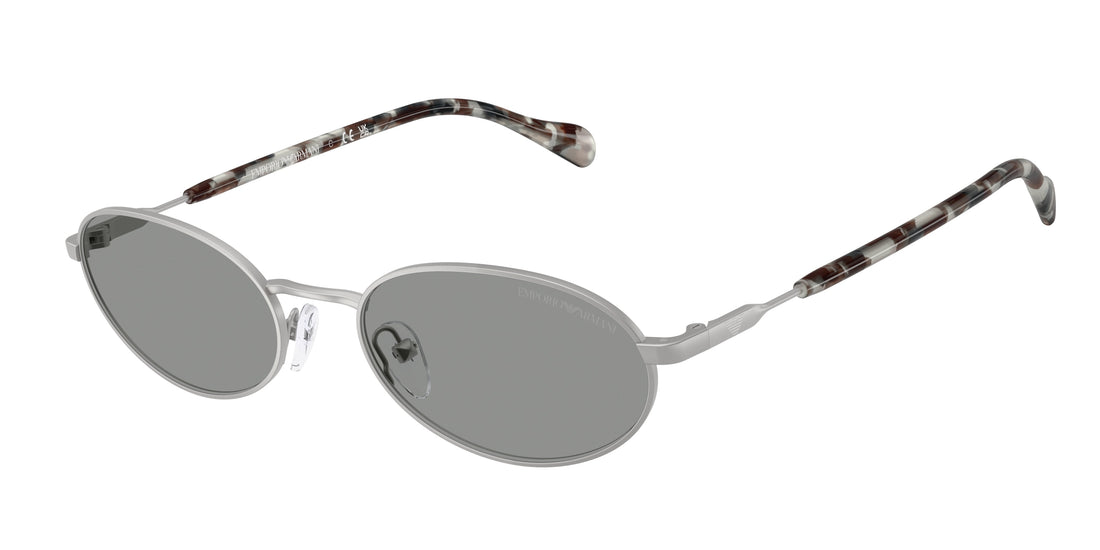 Occhiali da sole emporio armani ea2175 3015/1 plateado oval masculino taglia 54mm - Vista principale