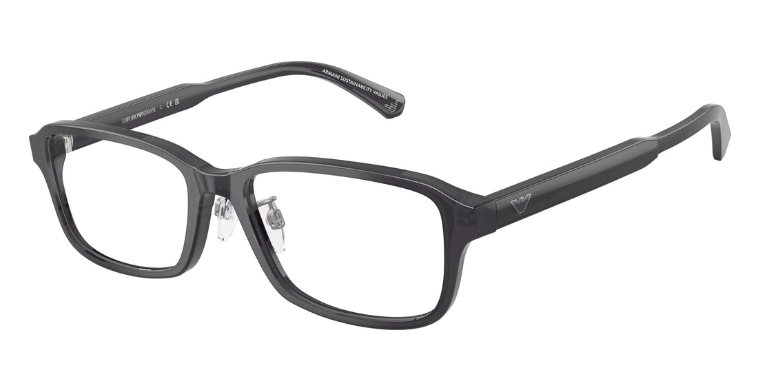 Gafas graduadas emporio armani ea3215d 5029 gris pillow masculino talla 56mm - Vista principal
