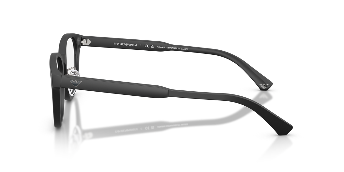 Lunettes de vue emporio armani ea3216d 5001 negro pantos masculino taille 49mm - Vue détaillée