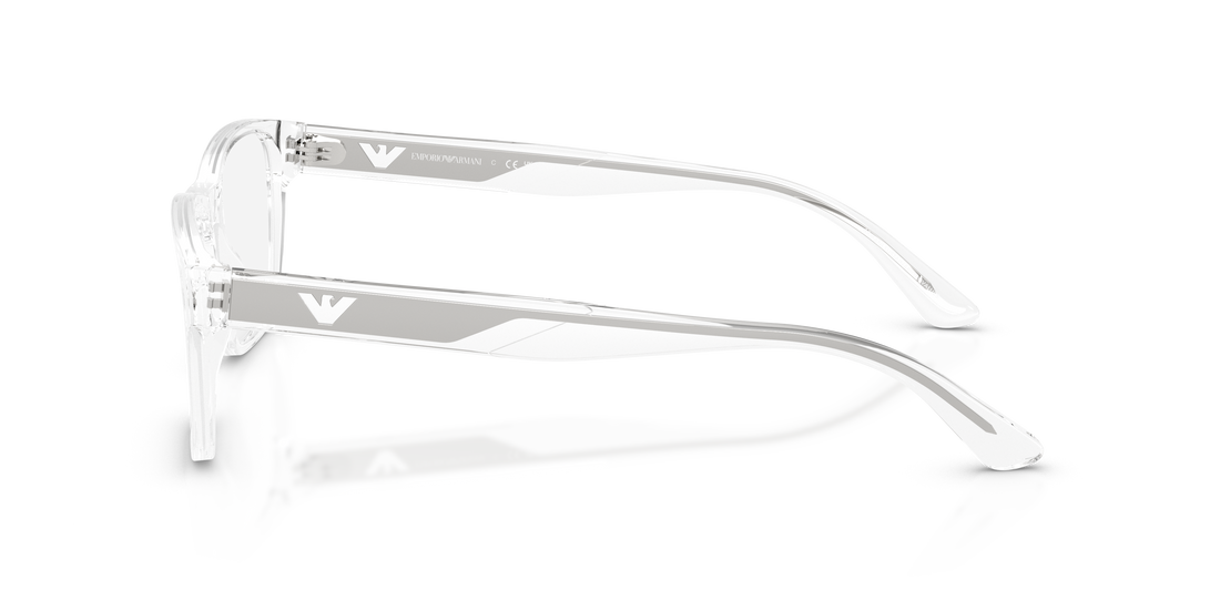 Gafas graduadas emporio armani ea3239 6344 transparente rectangular masculino talla 55mm - Vista de detalle