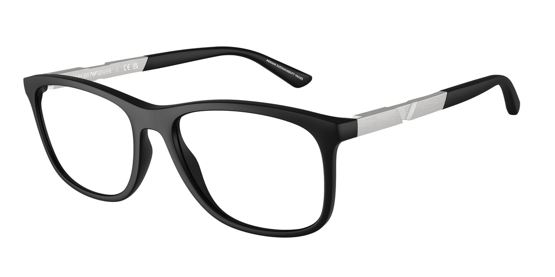 Brillen emporio armani ea3247 5001 negro pillow masculino maat 55mm - Hoofdaanzicht