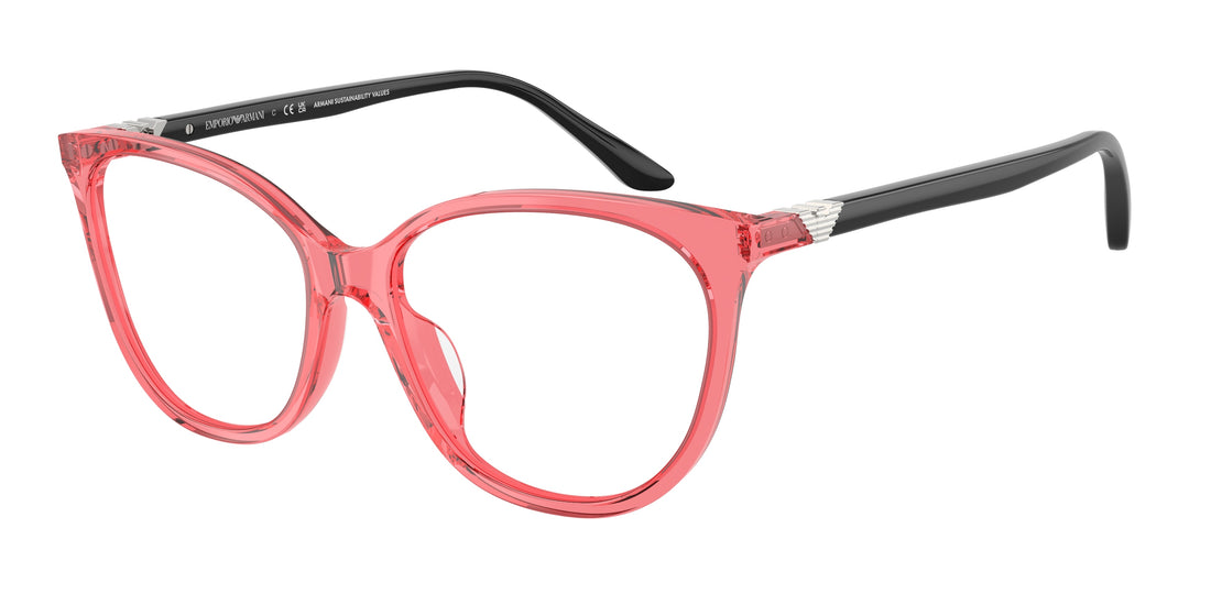 Brillen emporio armani ea3249u 6198 rojo cat eye femenino maat 53mm - Hoofdaanzicht