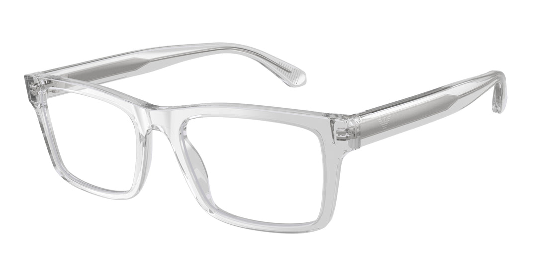 Brillen emporio armani ea3254 6250 transparente rectangular masculino maat 54mm - Hoofdaanzicht