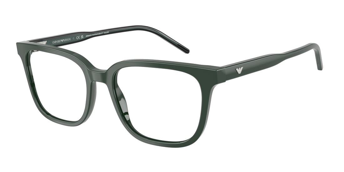 Brillen emporio armani ea3258 6257 verde square masculino maat 52mm - Hoofdaanzicht