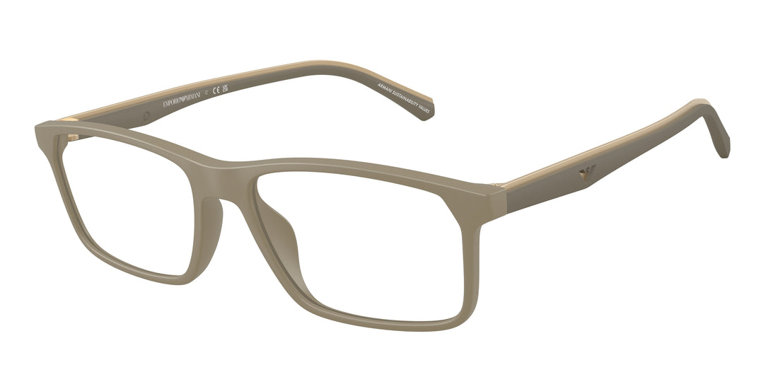 Occhiali da vista emporio armani ea3266u 5437 marron pillow masculino taglia 56mm - Vista principale