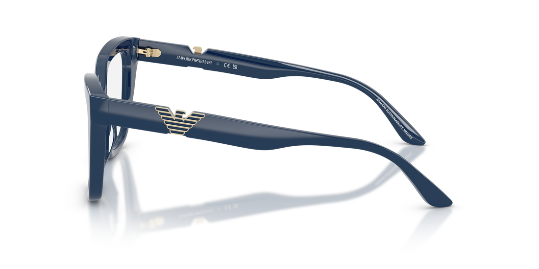 Brillen emporio armani ea3267u 6325 azul cat eye femenino größe 50mm - Detailansicht