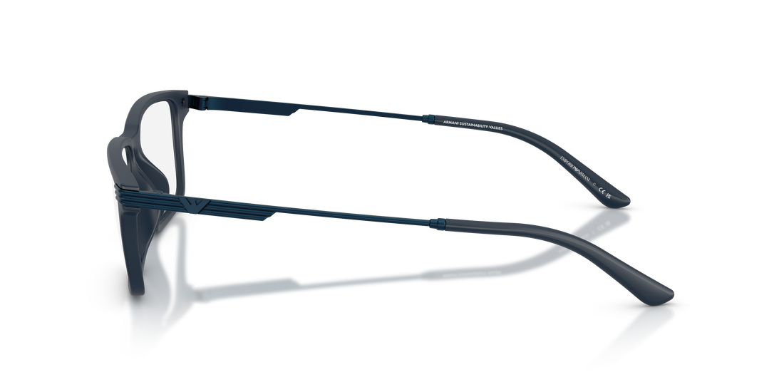 Lunettes de vue emporio armani ea3268u 6185 azul rectangular masculino taille 55mm - Vue détaillée