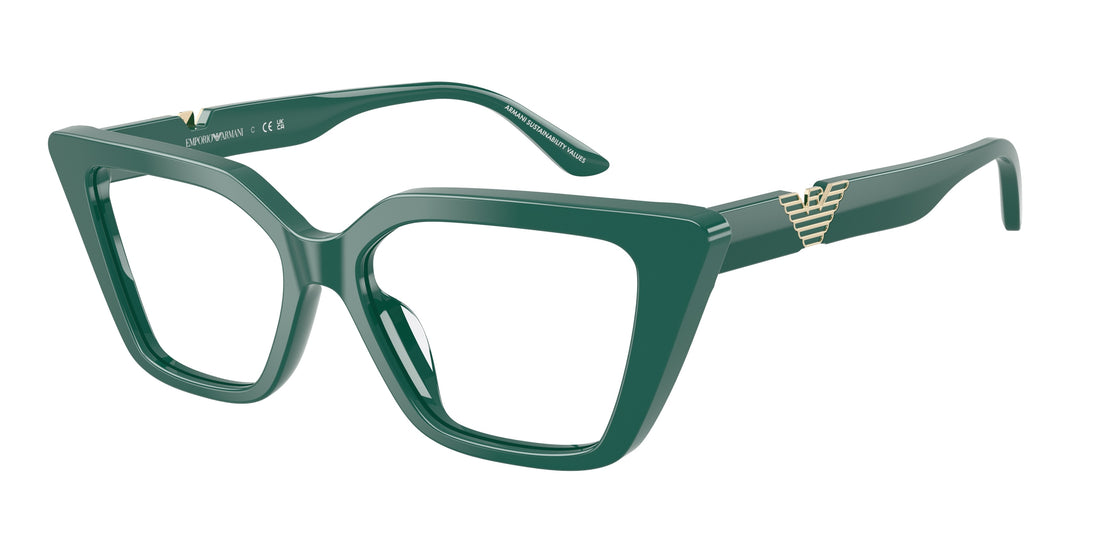 Brillen emporio armani ea3273u 6324 verde cat eye femenino größe 54mm - Hauptansicht