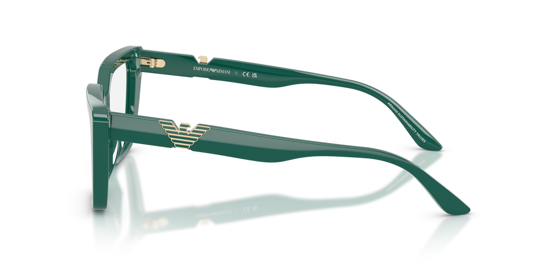 Brillen emporio armani ea3273u 6324 verde cat eye femenino größe 52mm - Detailansicht