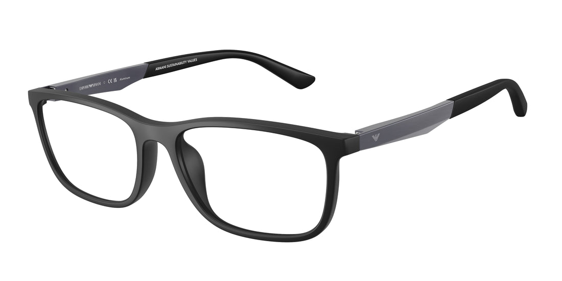 Gafas graduadas emporio armani ea3280u 6373 negro pillow masculino talla 55mm - Vista principal