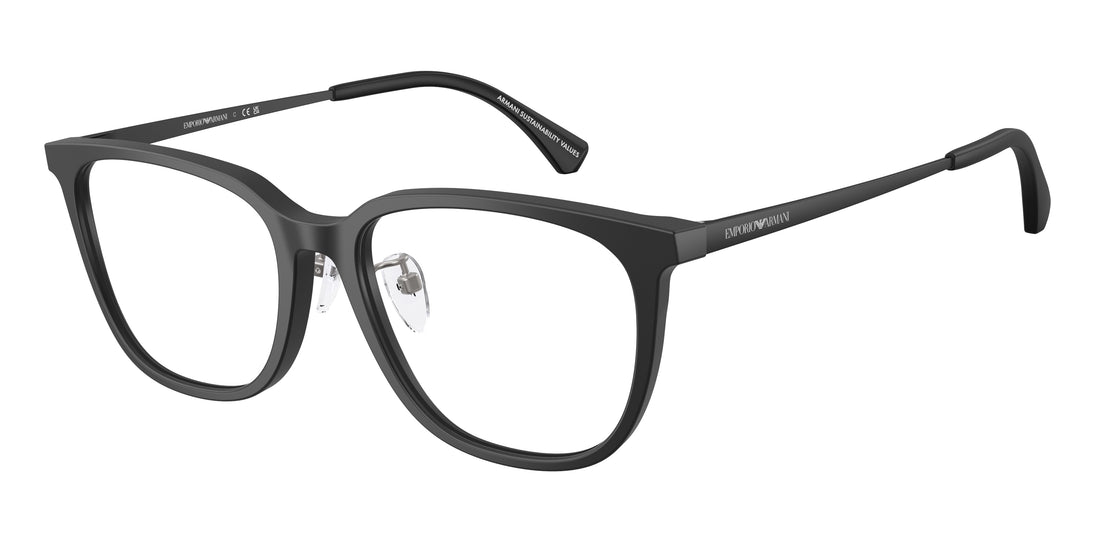 Gafas graduadas emporio armani ea3284d 5001 negro irregular masculino talla 54mm - Vista principal