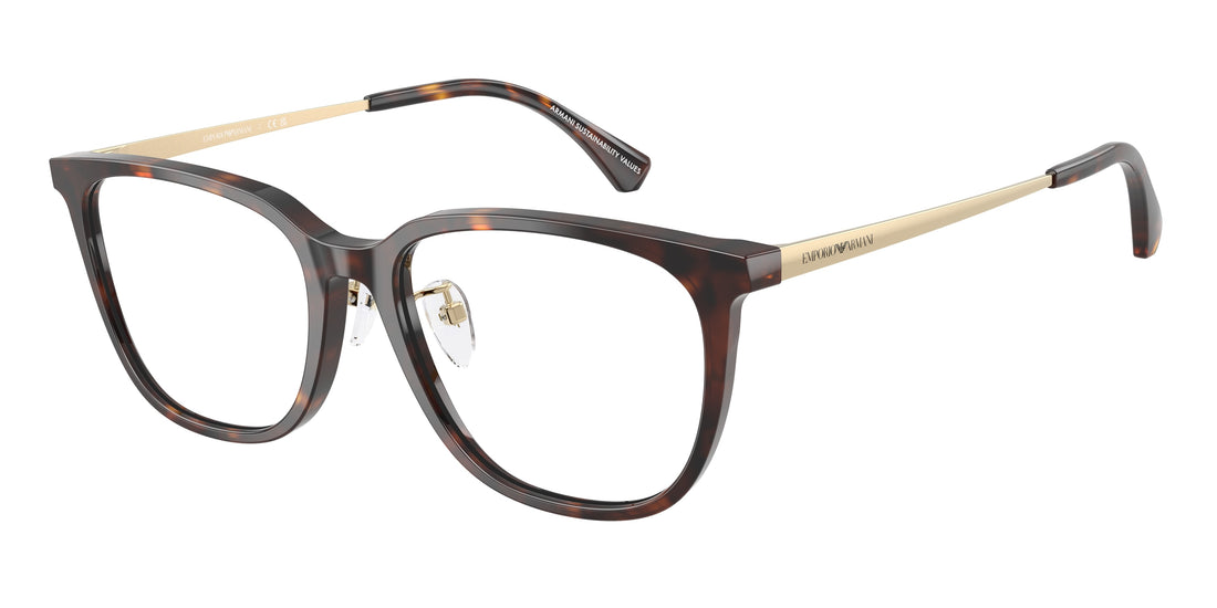 Gafas graduadas emporio armani ea3284d 5026 havana irregular masculino talla 54mm - Vista principal