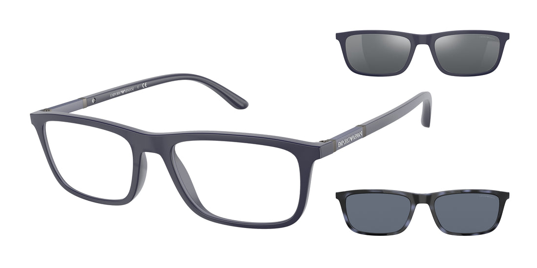 Occhiali da sole emporio armani ea4160 50881w azul masculina taglia 55mm - Vista principale