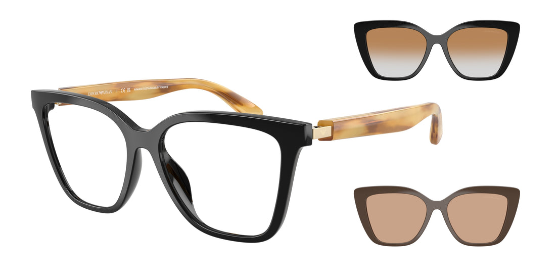 Occhiali da sole emporio armani ea4254u 62691w negro cat eye femenino taglia 54mm - Vista principale