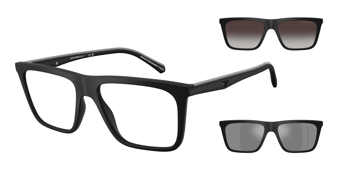 Sonnenbrillen emporio armani ea4258 50011w negro square masculino größe 56mm - Hauptansicht