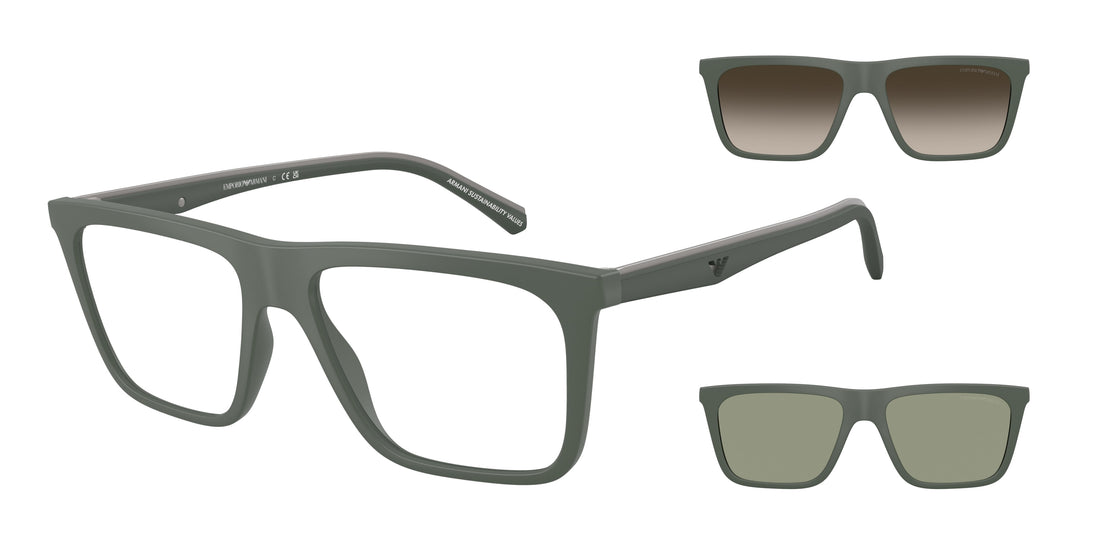 Sonnenbrillen emporio armani ea4258 63121w verde square masculino größe 56mm - Hauptansicht