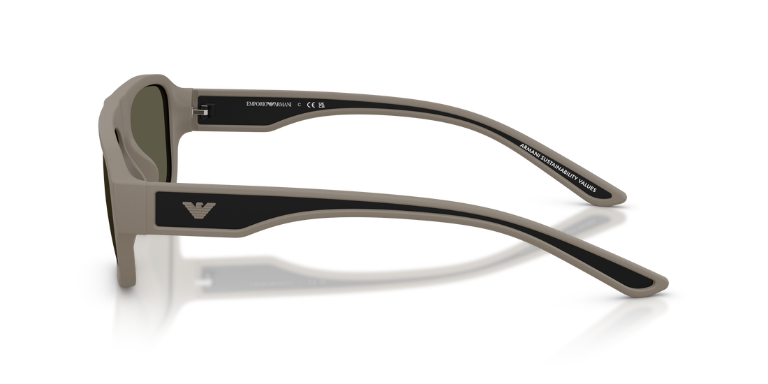 Gafas de sol emporio armani ea4266u 636187 marron irregular masculino talla 55mm - Vista de detalle