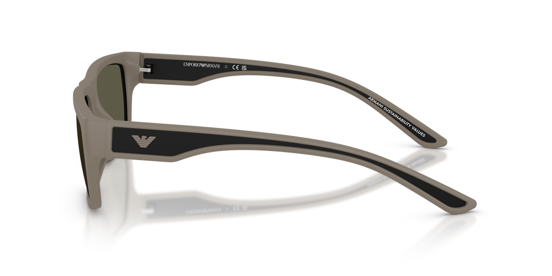 Gafas de sol emporio armani ea4267u 636187 marron pillow masculino talla 57mm - Vista de detalle