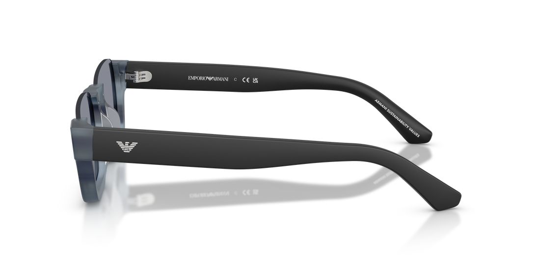 Gafas de sol emporio armani ea4268u 6368/1 azul irregular unisex talla 58mm - Vista de detalle