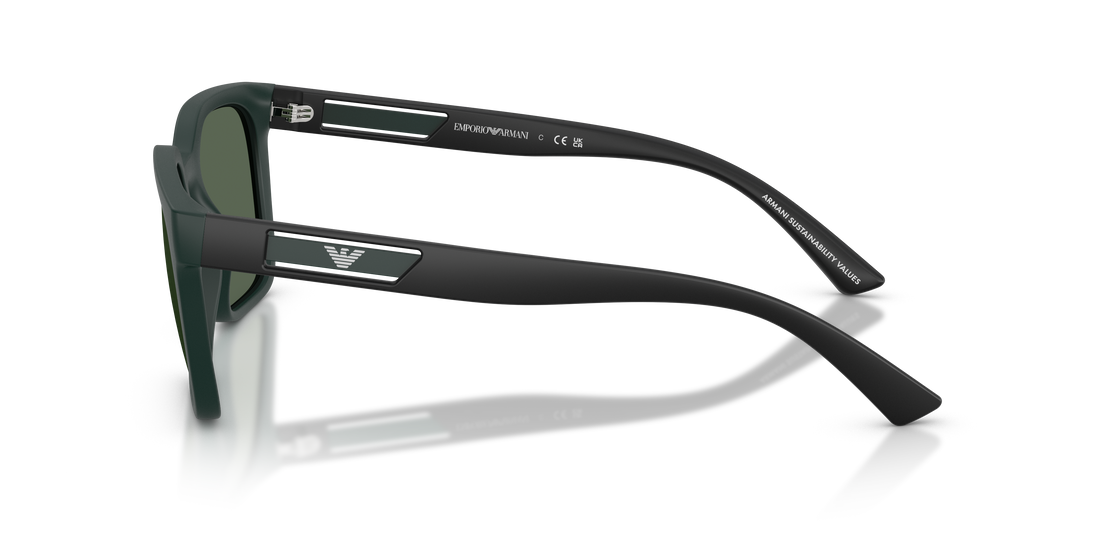 Gafas de sol emporio armani ea4269 637071 azul square masculino talla 54mm - Vista de detalle