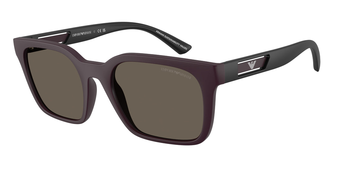 Gafas de sol emporio armani ea4269 6371/3 violeta square masculino talla 54mm - Vista principal