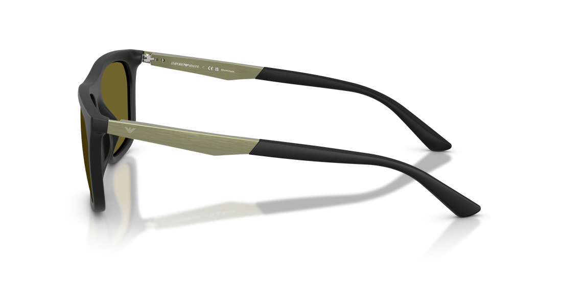 Gafas de sol emporio armani ea4272u 6374/2 negro pillow masculino talla 57mm - Vista de detalle