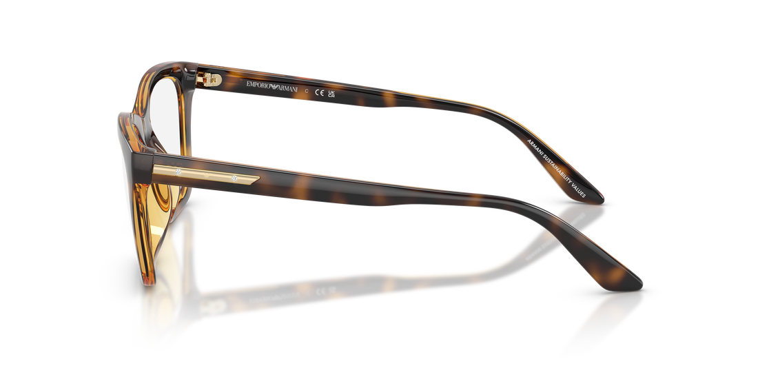 Gafas de sol emporio armani ea4274bu 50261w havana cat eye femenino talla 55mm - Vista de detalle