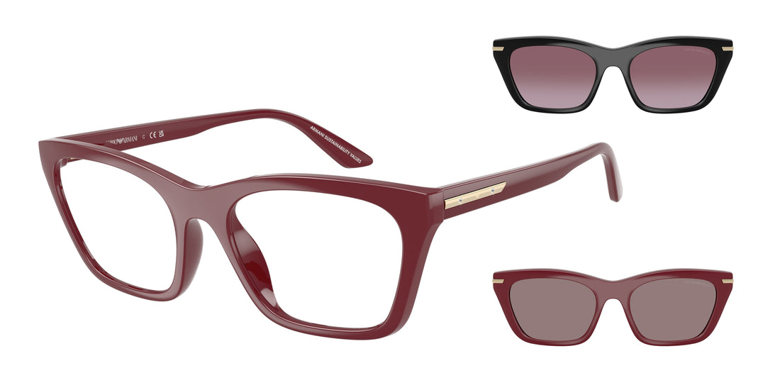 Gafas de sol emporio armani ea4274bu 52611w rojo cat eye femenino talla 53mm - Vista principal