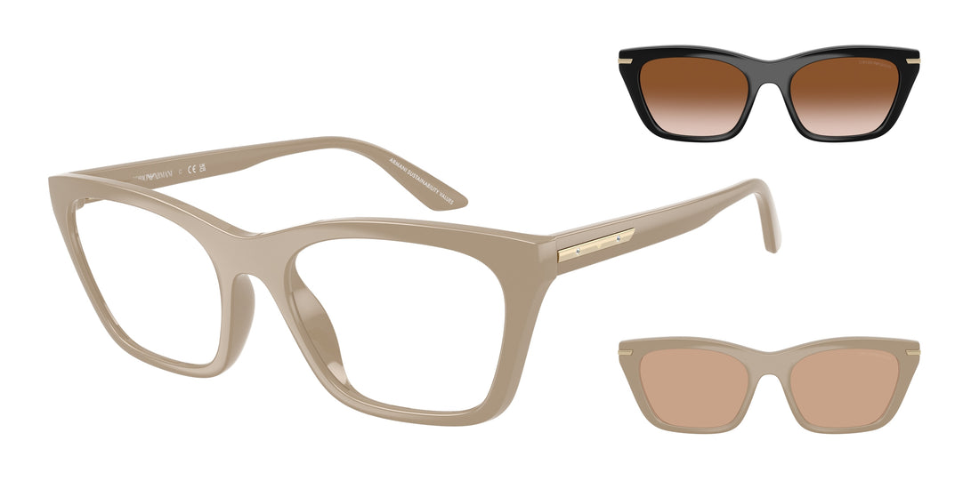 Gafas de sol emporio armani ea4274bu 63791w marron cat eye femenino talla 53mm - Vista principal