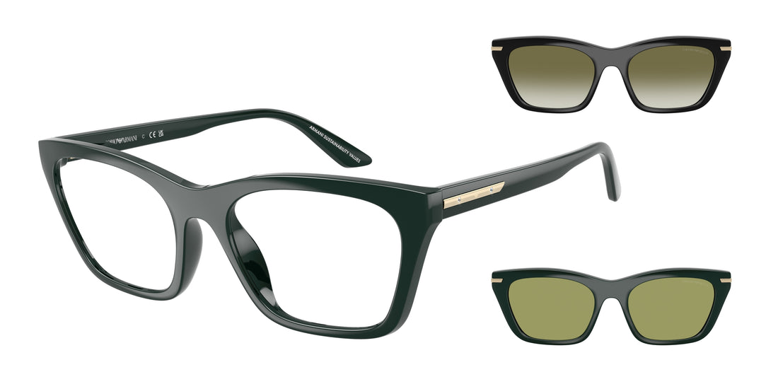 Gafas de sol emporio armani ea4274bu 63801w verde cat eye femenino talla 53mm - Vista principal