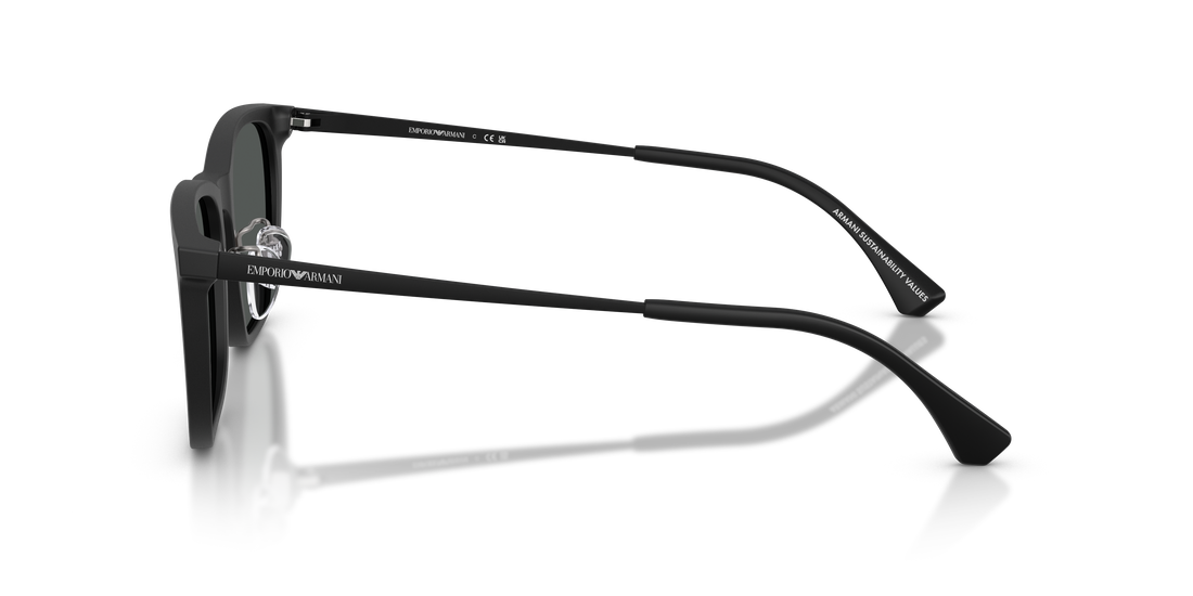 Gafas de sol emporio armani ea4275d 500187 negro square masculino talla 56mm - Vista de detalle