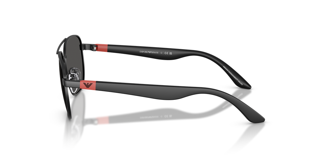 Gafas de sol emporio armani ek2003 300187 negro square infantil talla 51mm - Vista de detalle