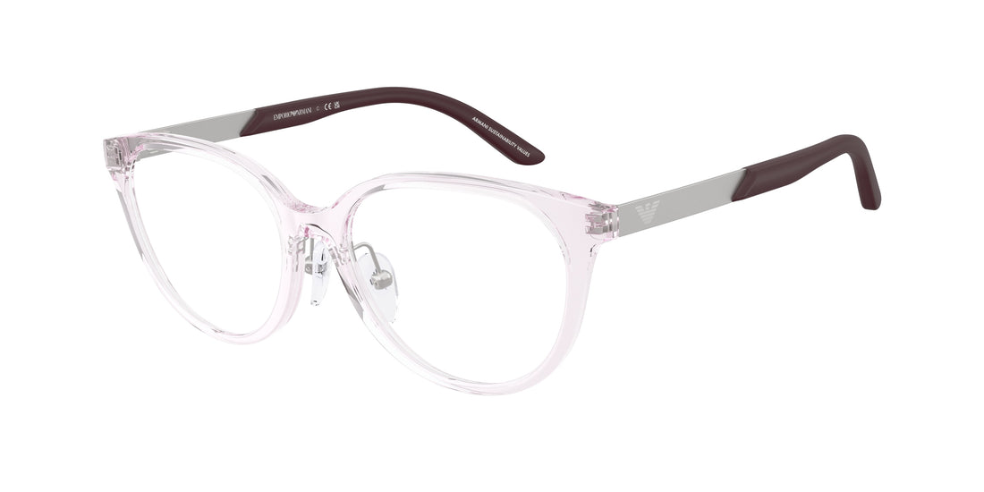 Occhiali da vista emporio armani ek3010 6139 rosa cat eye infantil taglia 48mm - Vista principale