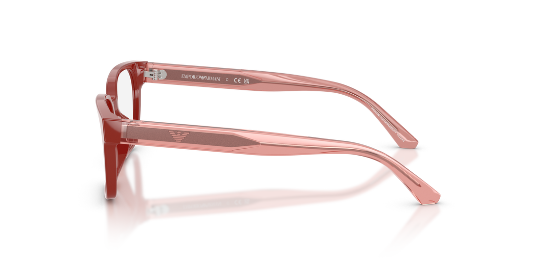 Gafas graduadas emporio armani ek3013u 6385 rojo rectangular infantil talla 46mm - Vista de detalle