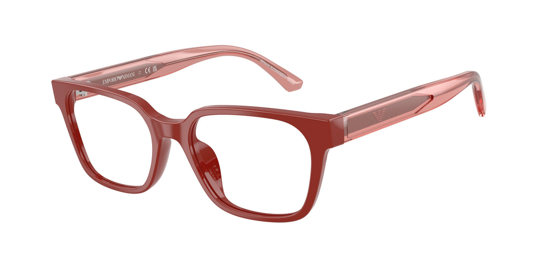 Gafas graduadas emporio armani ek3013u 6385 rojo rectangular infantil talla 48mm - Vista principal
