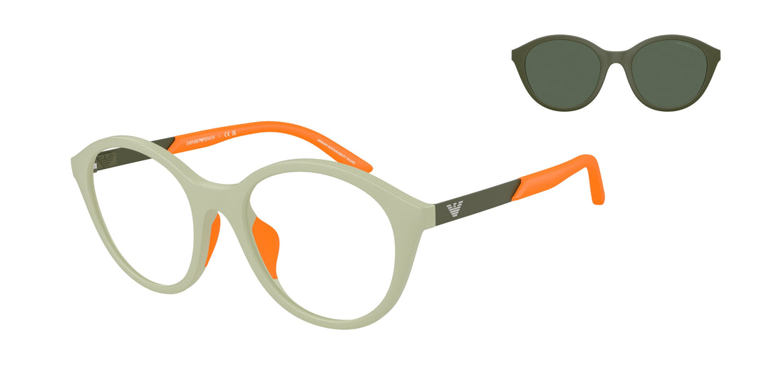Occhiali da sole emporio armani ek4005u 62761w verde round infantil taglia 48mm - Vista principale