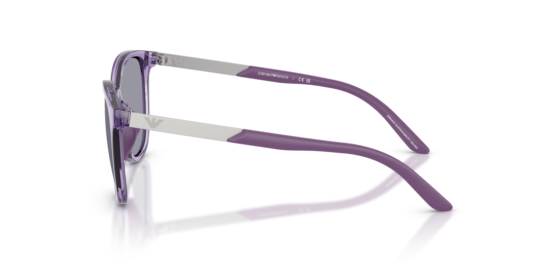 Occhiali da sole emporio armani ek4007u 628080 violeta cat eye infantil taglia 49mm - Vista dettagliata