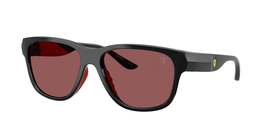 Óculos de sol ferrari scuderia fz6028u 501/1e negro pillow masculino tamanho 57mm - Vista principal
